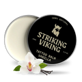 Striking Viking Vanilla Tattoo Balm with orchid flower, soothing tattoo care.