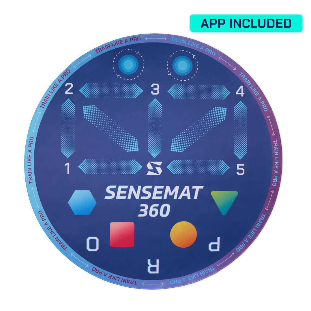 Soccer Training Mat: Pro-Level Cognitive + Footwork | SenseMat 360 with App Integration