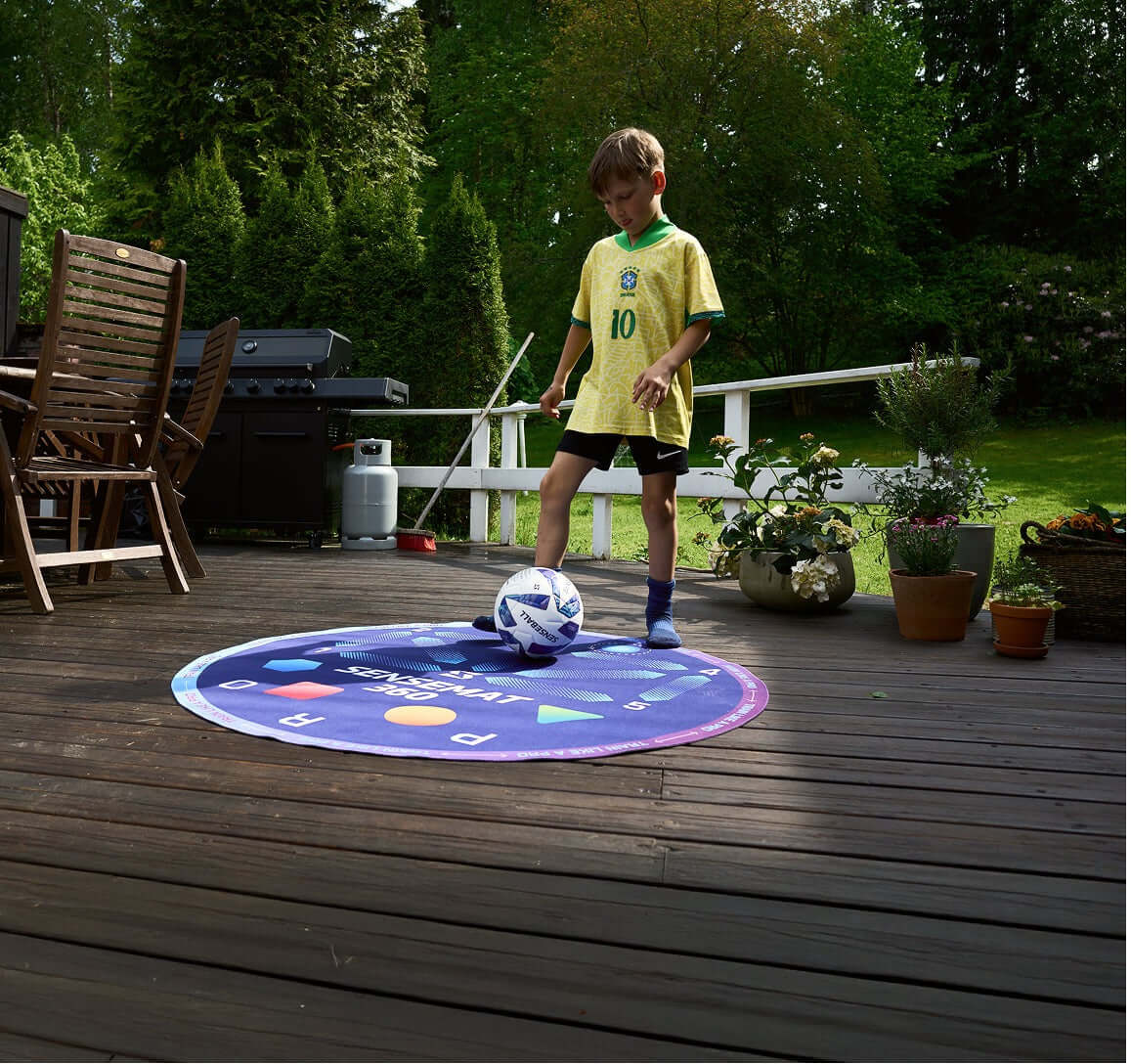 Soccer Training Mat: Pro-Level Cognitive + Footwork | SenseMat 360