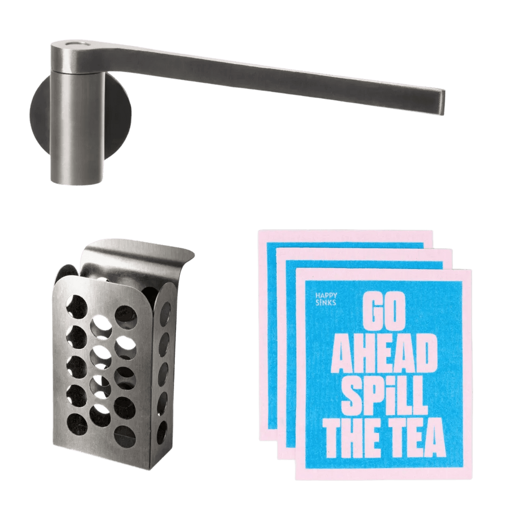 Happy Sinks - Zestaw do zlewu ze stali