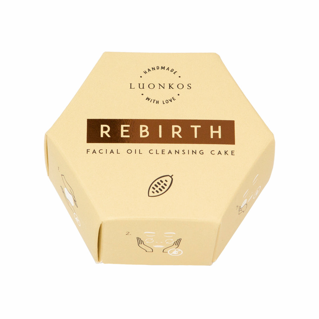 Luonkos Rebirth facial oil cleansing cake
