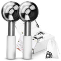 HaNaEmi Steel Ice Globe Face Massager - 2 pcs