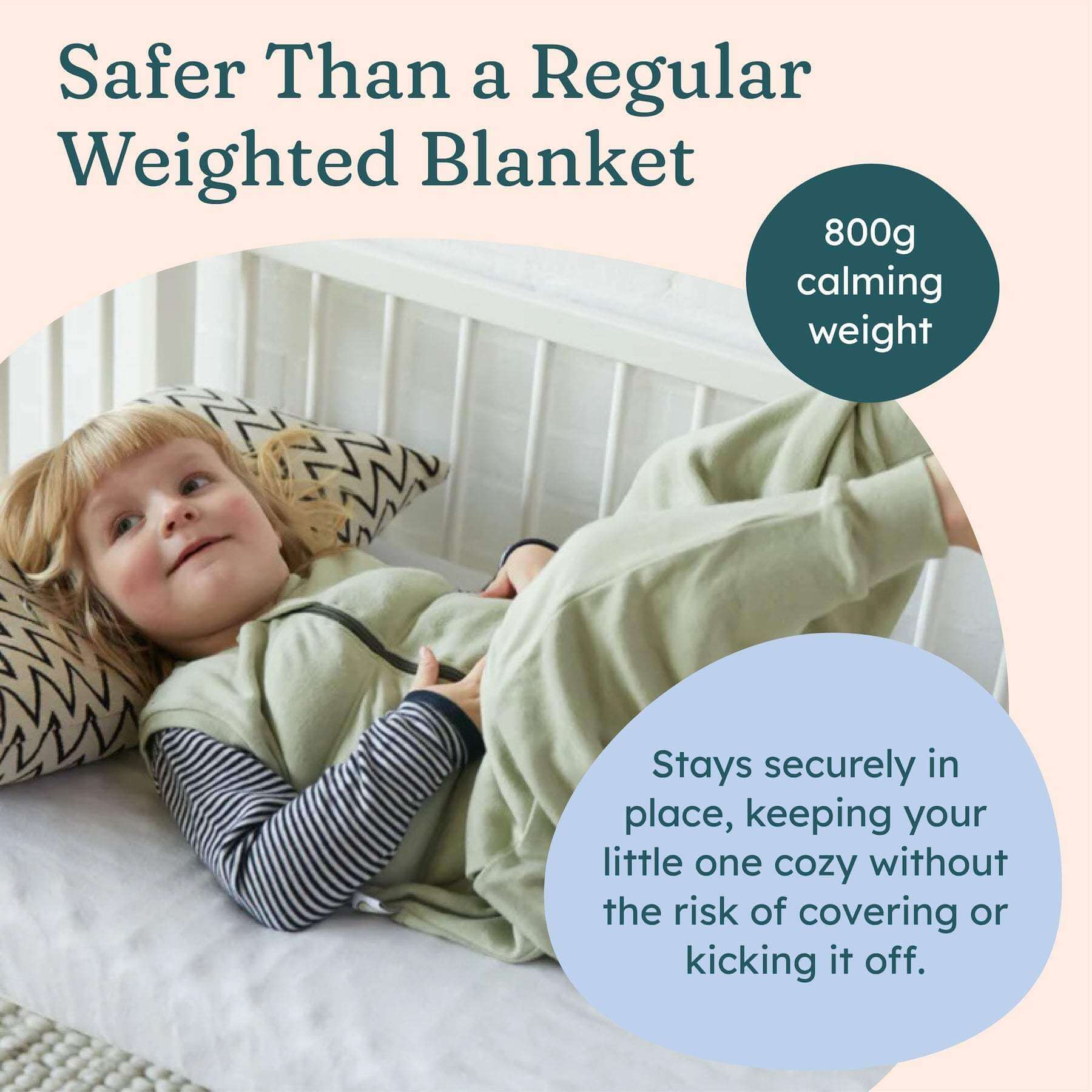 BabyDeepSleep Junior - Weighted Sleeping Bag 8-12kg