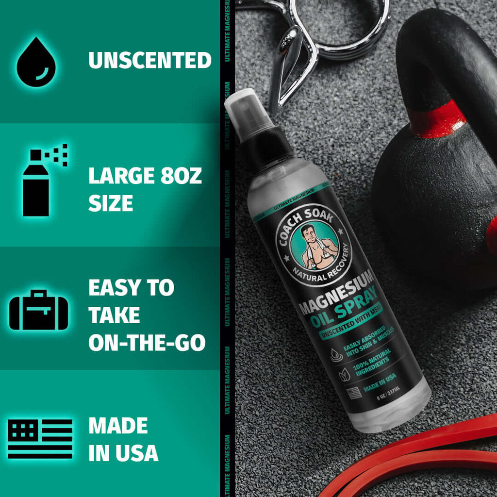 Coach Soak Spray z Olejkiem Magnezowym