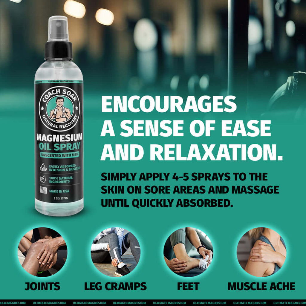 Coach Soak Spray z Olejkiem Magnezowym