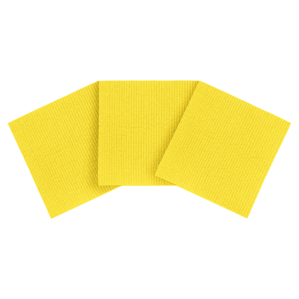 Happy Sinks Swedish Dishcloth Set - Citrus Yellow - 3pcs
