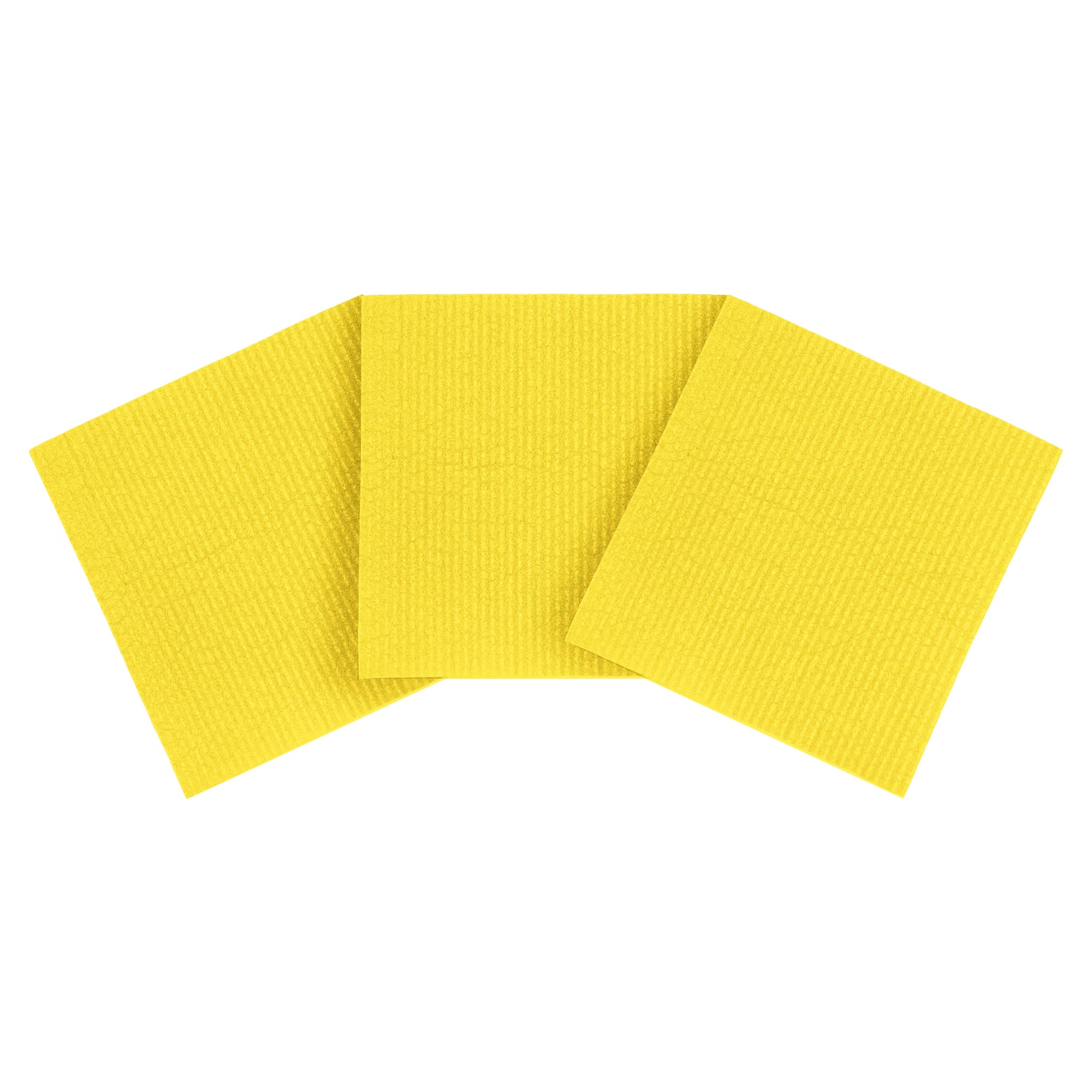 Happy Sinks Swedish Dishcloth Set - Citrus Yellow - 3pcs