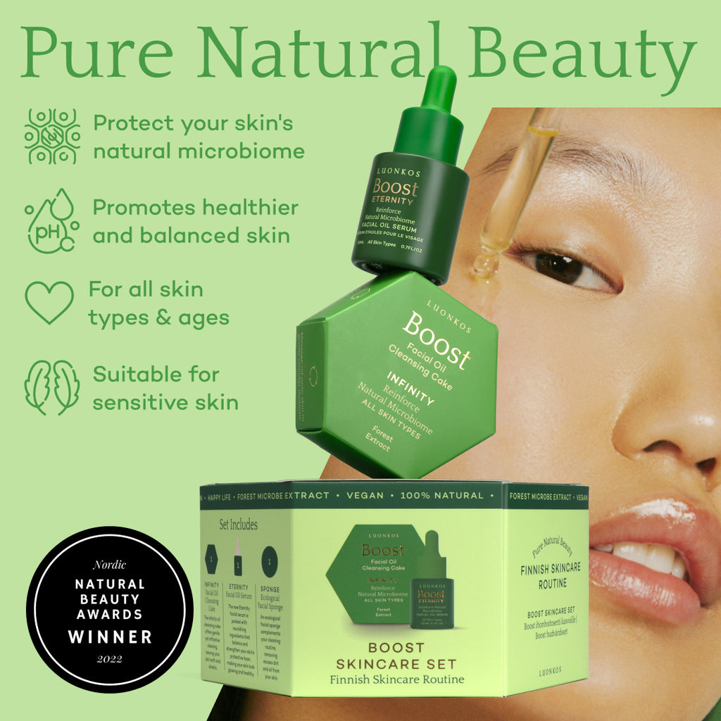Luonkos Boost skincare set