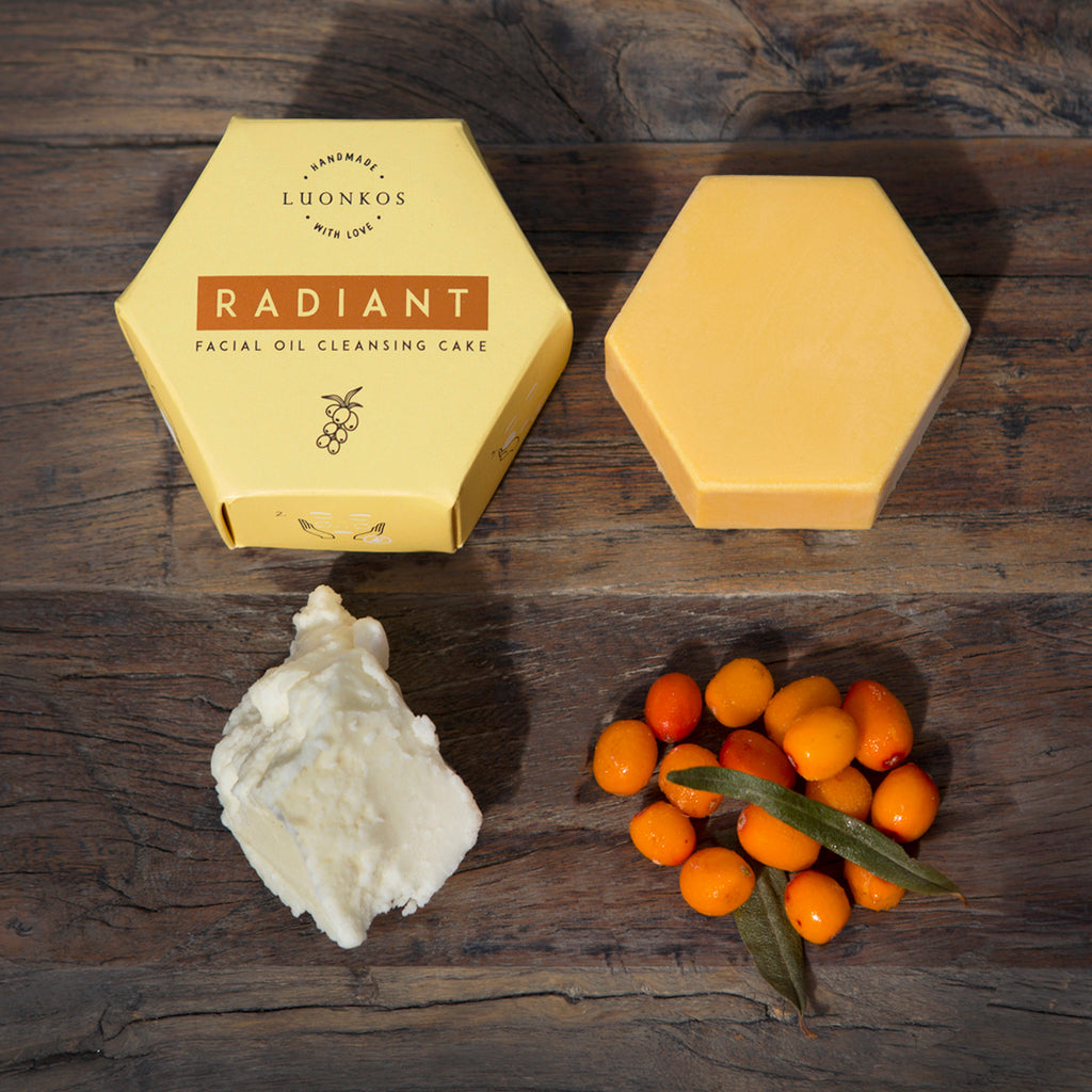 Luonkos Radiant facial oil cleansing cake