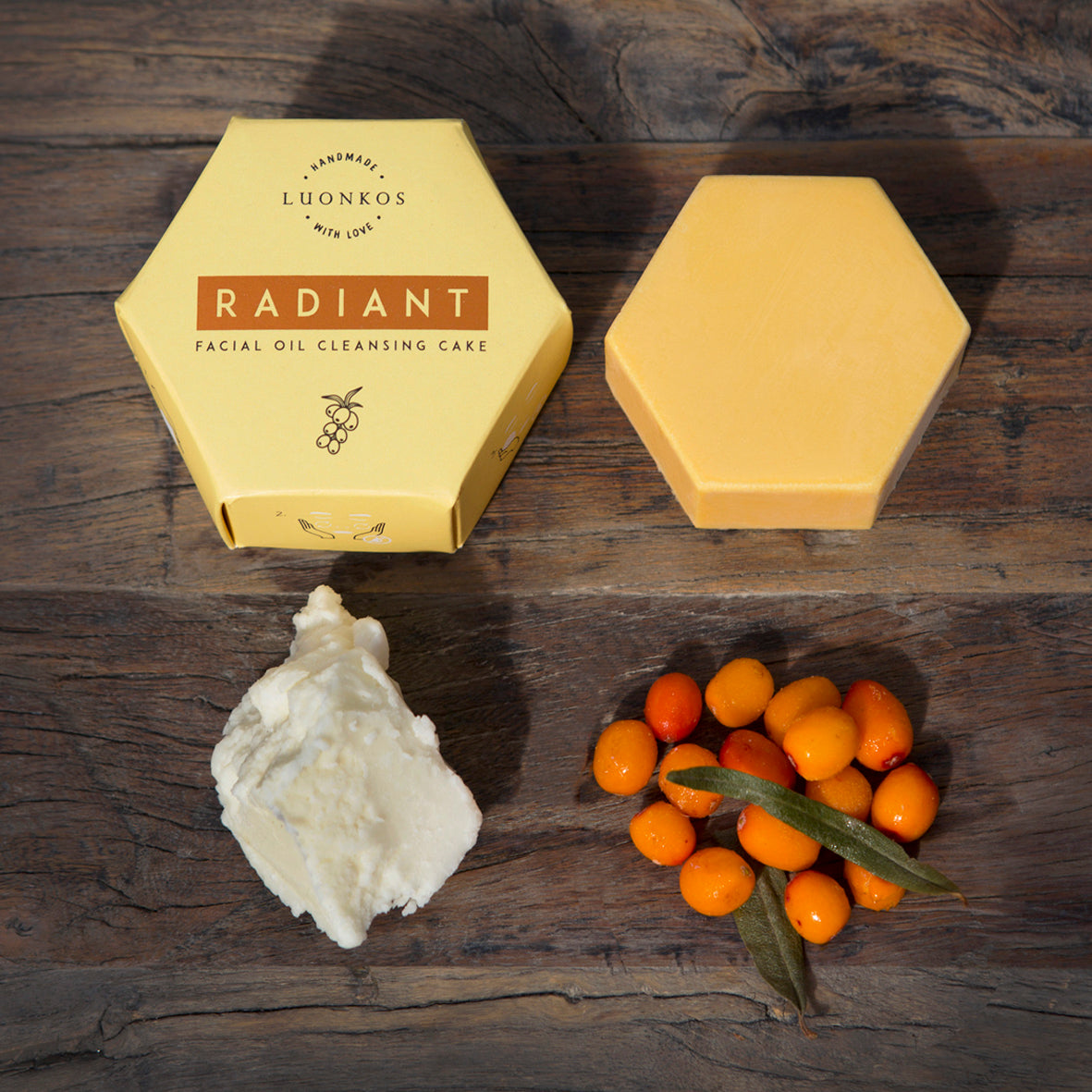 Luonkos Radiant facial oil cleansing cake