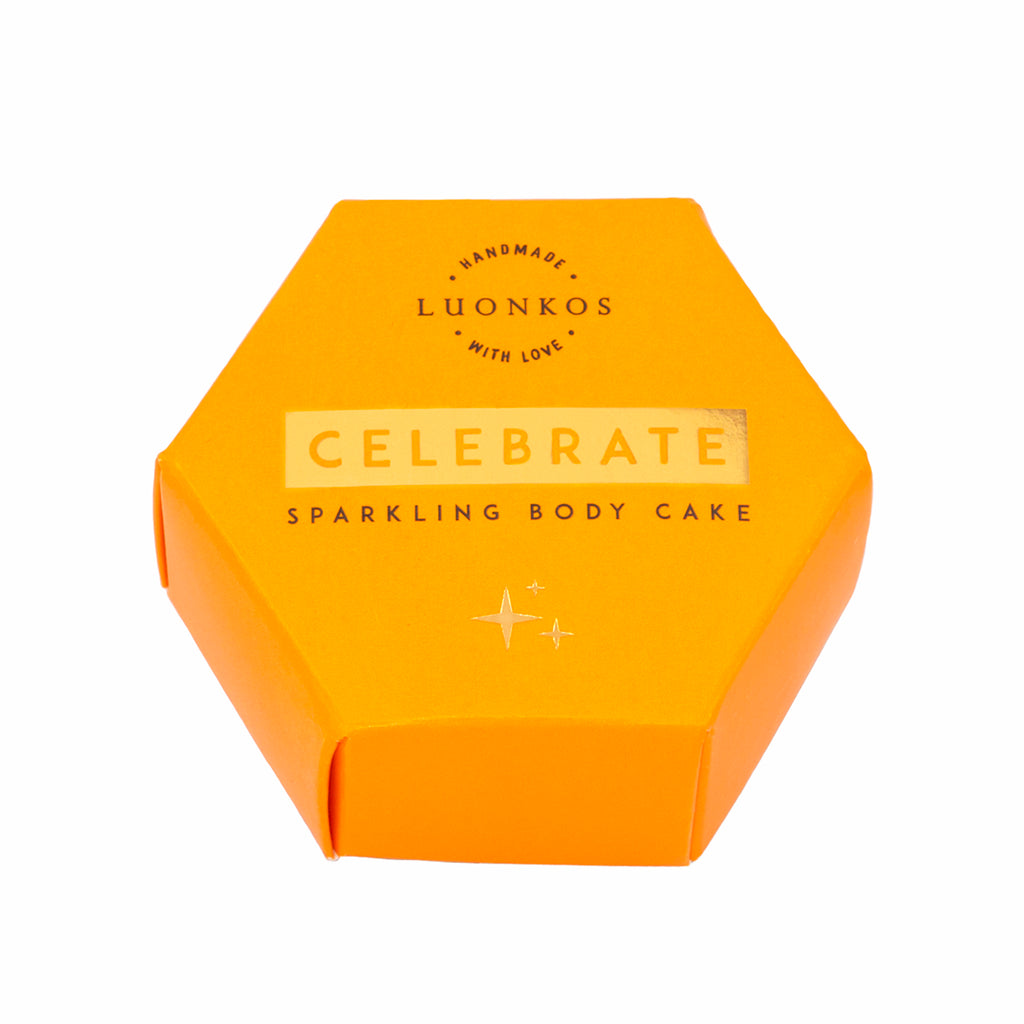 Luonkos Celebrate sparkling body oli cake
