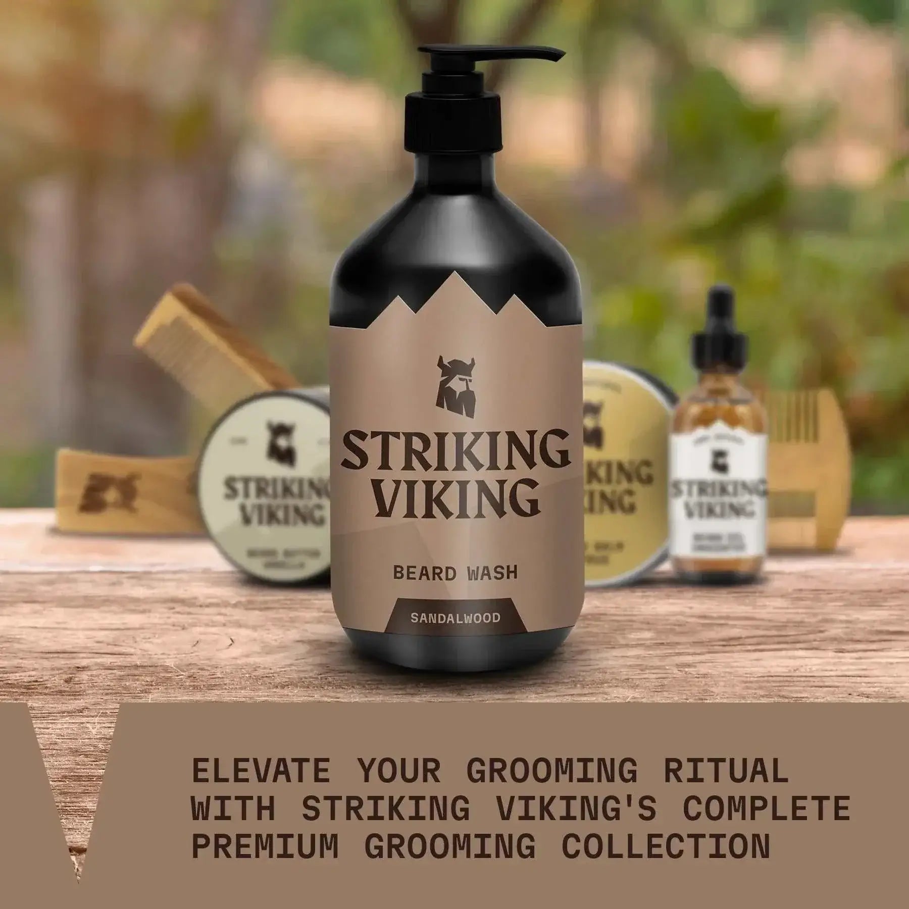 Striking Viking Beard Shampoo (Sandalwood) collection