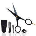 German Steel Beard & Mustache Scissors with Finger Rest (5")