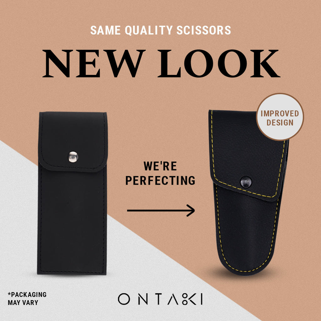 Nożyczki do brody i wąsów ONTAKI z japońskiej stali premium (5,5") czarne