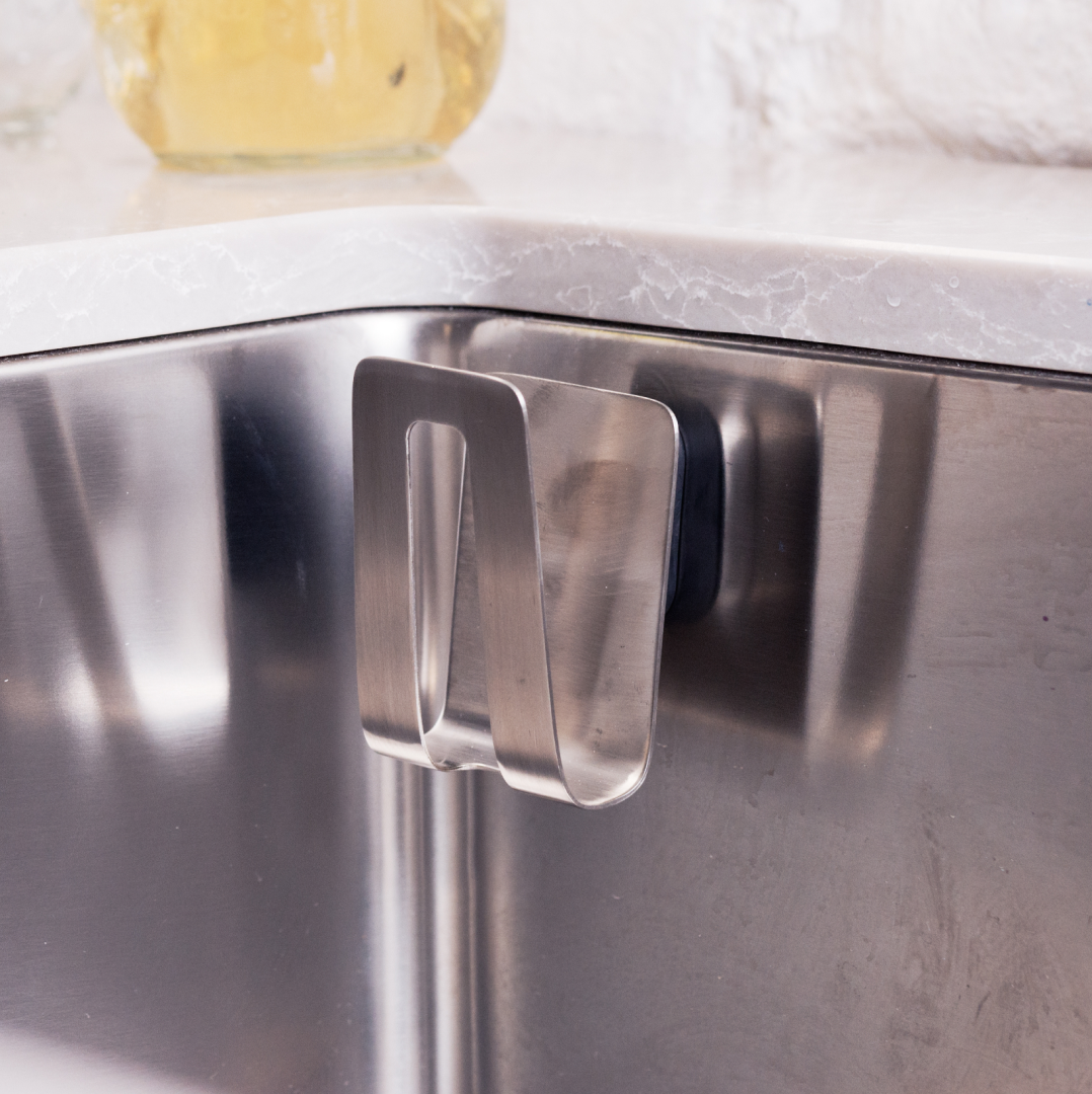 Happy Sinks Magnetic Sponge Holder - Steel