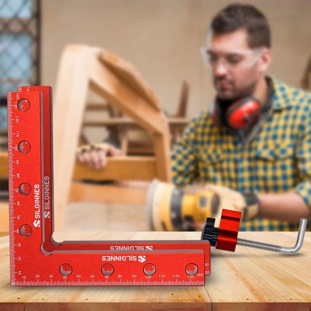 90 Degree Positioning Squares 5.5"x5.5" Right Angle Clamping Square 2 Pack