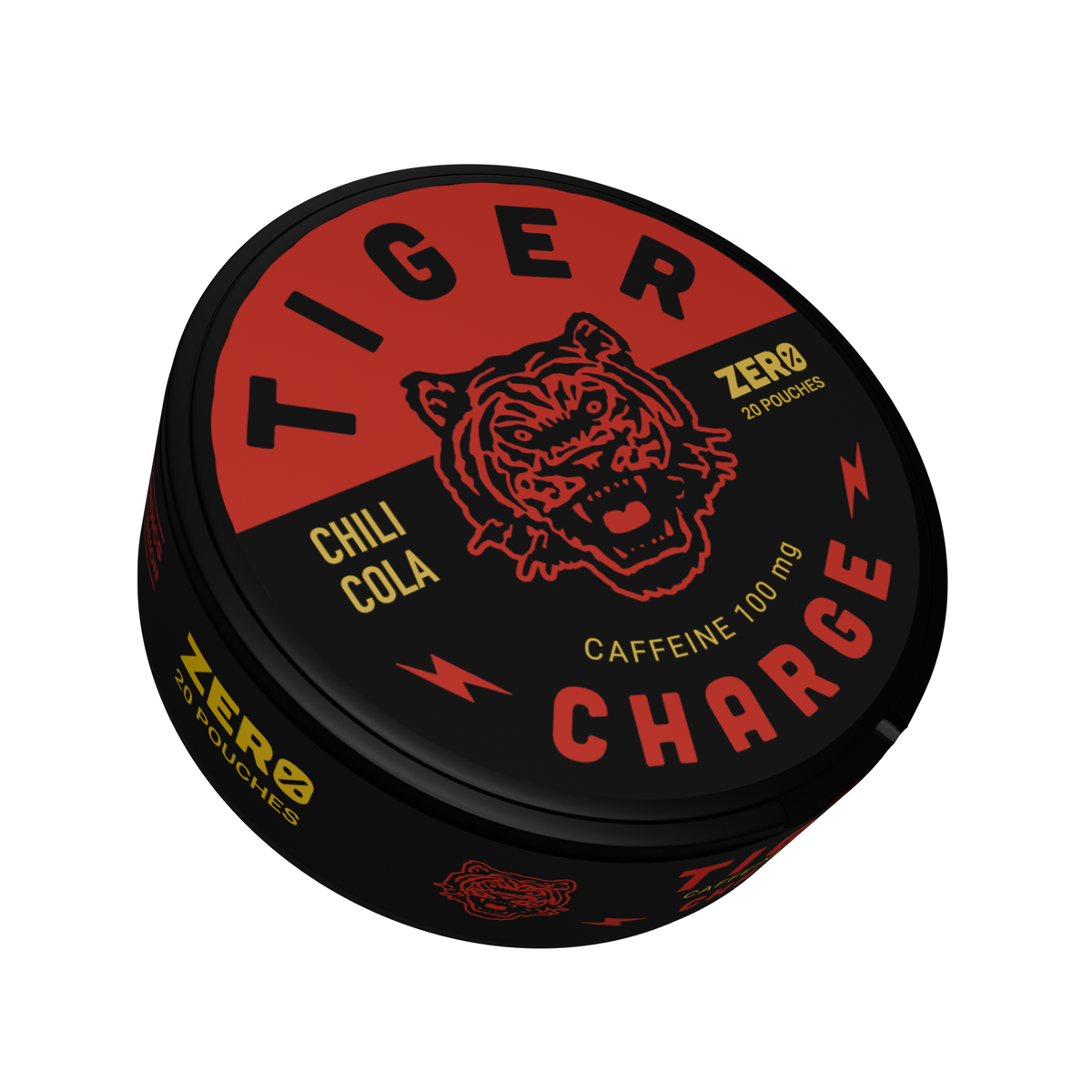 Tiger Charge Chili Cola caffeine pouches - detail 3